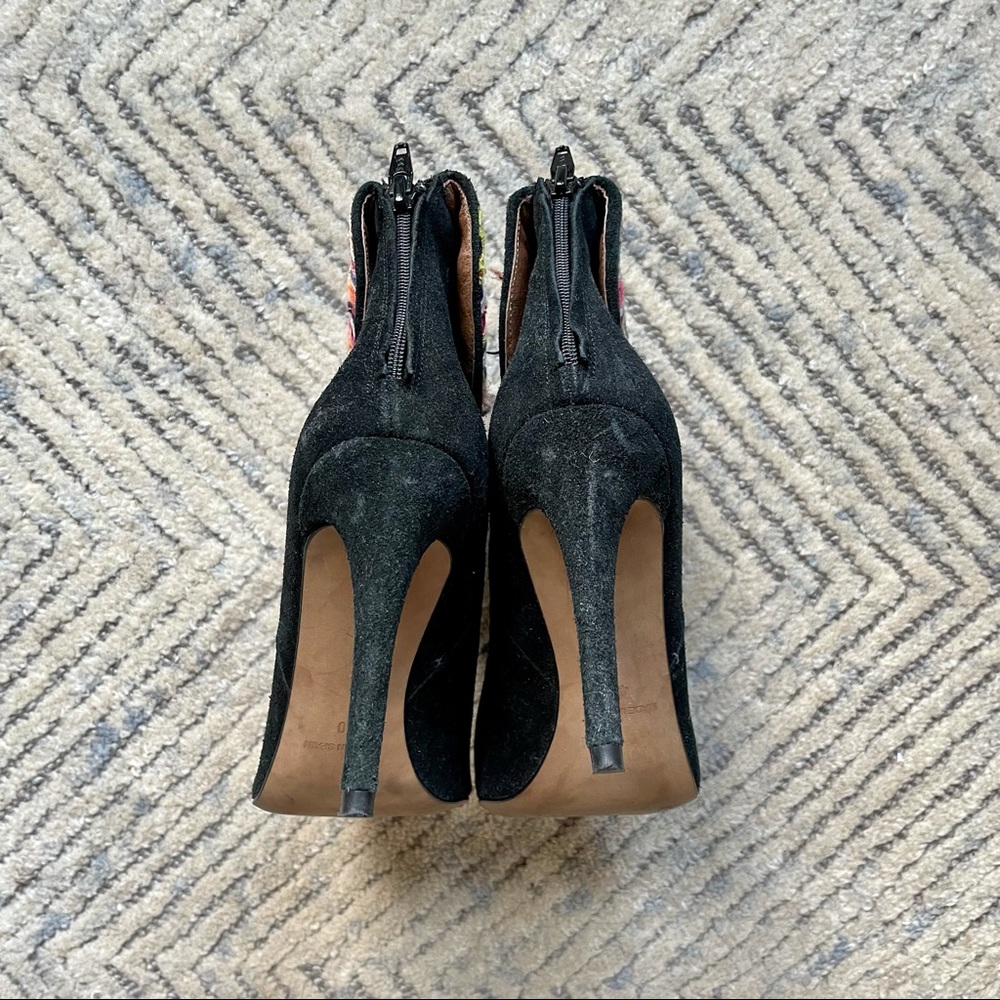 Howsty Patterned Cuff Suede Booties - image 3